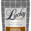 LUCKY DETROIT Kenya Medium Body Whole Coffee Beans, 12oz, Small Batch Roast