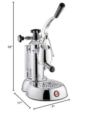 La Pavoni ESC-8 Stradavari Espressomaschine für 8 Tassen, Chrom