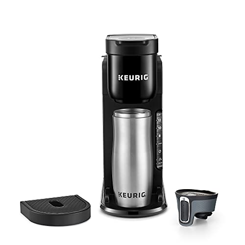 Keurig K-Express Einzelportions-K-Cup-Pad-Kaffeemaschine, 3 Brühgrößen, Stark-Taste, abnehmbarer 42-oz-Behälter, schwarz