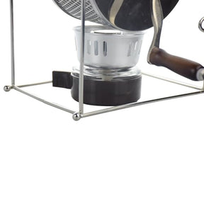 Manual Coffee Bean Roaster Stainless Steel Roller with Handle Multifunctional Small Coffee Roaster Home Use