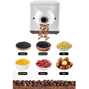 KANGJIEM Coffee Bean Roaster Machine,1600W Electric Coffee Roaster Machine, 0-90mins Timer 100℃-250℃ Temperature Adjustment + Non-Stick Pot,for Commercial,Home Roasting Nuts,Grain