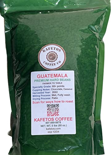 Guatemala Premium Green Unroasted Raw Specialty Coffee Beans Farm Direct Sale, 5 Lbs