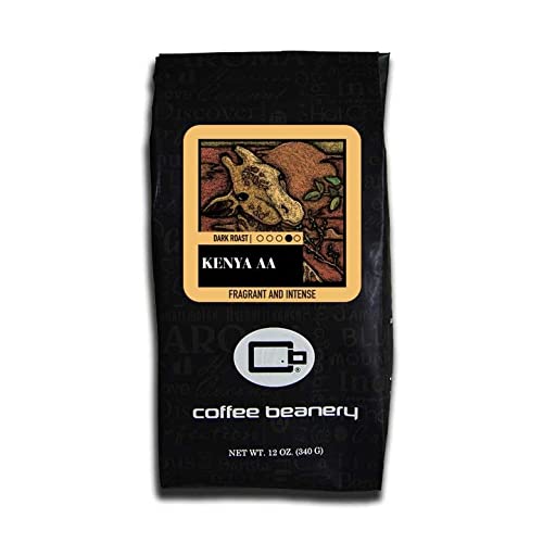 Kenya AA Specialty Coffee | 1 Beutel mit 12 oz. Kaffee (ganze Bohne) | Leichte Röstung