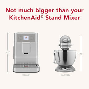 KitchenAid 全自動エスプレッソマシン KF6、KES8556SX、ステンレススチール