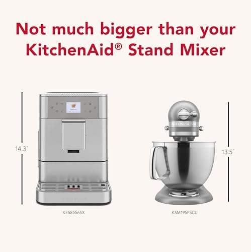 KitchenAid Fully Automatic Espresso Machine KF6, KES8556SX, Stainless Steel