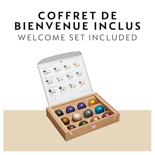 Nespresso Vertuo Plus Kaffee- und Espressomaschine von Breville, Tintenschwarz