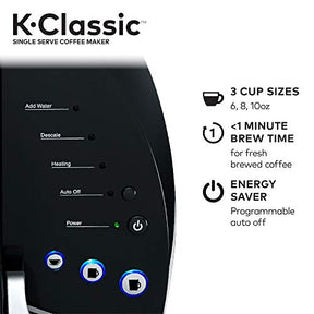 Keurig K-Classic Kaffeemaschine mit AmazonFresh 60 Ct. Kaffee-Vielfaltspaket, 3 Geschmacksrichtungen