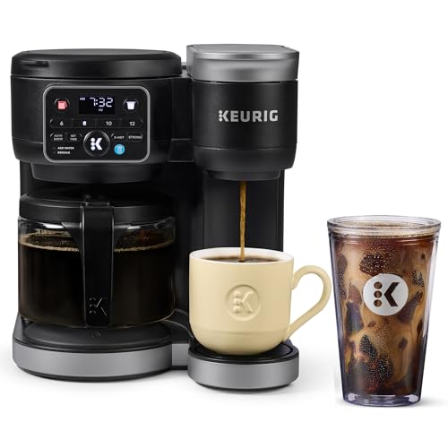 Keurig K-Duo Hot &amp; Iced Einzelportions- und Karaffe-Kaffeemaschine, MultiStream-Technologie, 72-oz-Tank (Gen 2)