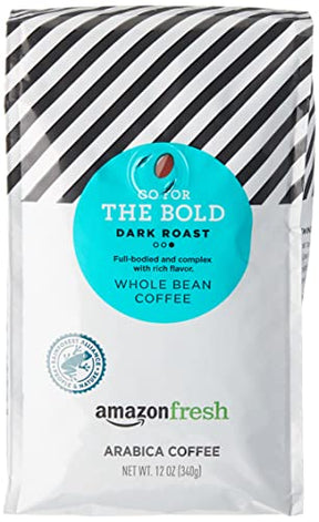 AmazonFresh Dark Roast Kaffeebohnen, 12 Unzen