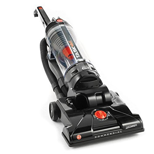 Hoover Commercial TaskVac Staubsauger ohne Beutel, Möbelschutz, leichter HEPA-Filter, professionelle Qualität, langlebig, 6,8 kg, 10,6 m langes Kabel, CH53010, schwarz