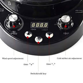 Professional Electric Coffee Bean Roaster, for Cafe Shop Restaurant Home Office with Timer, Cold Hot Air Adjustment, Automatic Air Coffee Roasting Machine, Adjustable Wind Speed