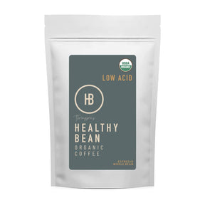 Healthy Bean Bio-Espresso-Kaffeebohnen, ganz – säurearm für empfindliche Mägen, starker, reichhaltiger Geschmack, sauber und gesund – USDA Bio, Espresso-Kaffeebohnen, 11 oz