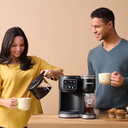 Keurig K-Duo Hot &amp; Iced Einzelportions- und Karaffe-Kaffeemaschine, MultiStream-Technologie, 72-oz-Tank (Gen 2)