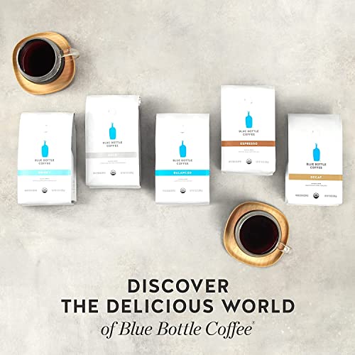 Blue Bottle Bio-Kaffee, ganze Bohnen, Espresso, dunkle Röstung, 12-Unzen-Beutel (1 Stück)