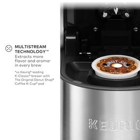 Keurig K-Supreme Plus Single Serve K-Cup Pod Kaffeemaschine, MultiStream-Technologie, anpassbare Stärke- und Temperatureinstellungen, programmierbar, abnehmbarer 78oz-Tank, Edelstahl