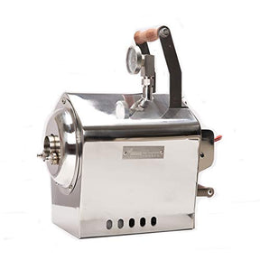 KALDI Wide POP Home Coffee Roaster (300g Capacity), Complete Kit with Hopper & Sample Trier. Gas Burner Required (Basic)