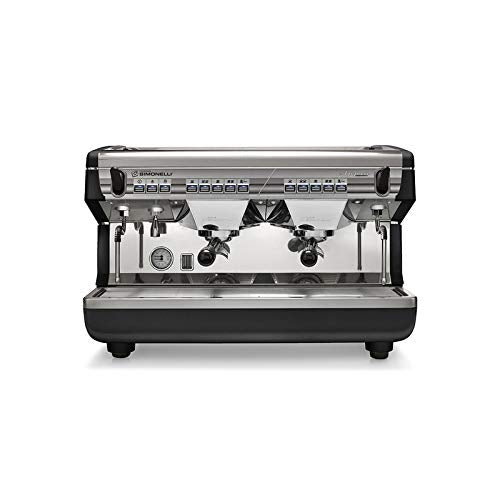 Nuova Simonelli Appia II Volumetrische Espressomaschine mit 2 Gruppen MAPPIA5VOL02ND001 mit kostenloser Installation, Espresso-Starter-Kit und Wasserfiltersystem