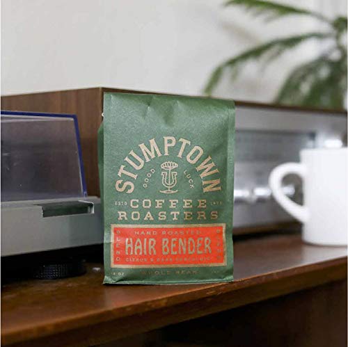 Stumptown Coffee Roasters, Medium Roast Whole Bean Coffee - Hair Bender 12 Ounce Bag with Flavor Notes of Citrus and Dark Chocolate