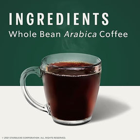 Starbucks Dark Roast Whole Bean Coffee – Espresso – 100 % Arabica – 1 Beutel (18 oz) (2er-Pack)