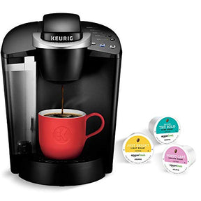 Keurig K-Classic Kaffeemaschine mit AmazonFresh 60 Ct. Kaffee-Vielfaltspaket, 3 Geschmacksrichtungen