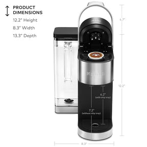 Keurig K-Supreme Plus Single Serve K-Cup Pod Kaffeemaschine, MultiStream-Technologie, anpassbare Stärke- und Temperatureinstellungen, programmierbar, abnehmbarer 78oz-Tank, Edelstahl