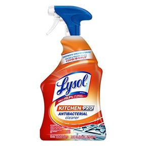 Lysol Pro Küchen-Sprühreiniger und -entfetter, antibakterieller Allzweck-Reinigungsspray für Küchen, Arbeitsplatten, Öfen und Geräte, Zitrusduft, 22 oz