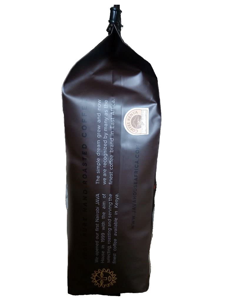 Kenya AA Kaffeebohnen. French Roast Kaffeebohnen, Fair Trade Single Source Kaffee aus Kenia mit nachweisbarem Coffee Kenya Herkunftssiegel. Perfekt handgerösteter Craft-Kaffee (13,23 oz/375 g)