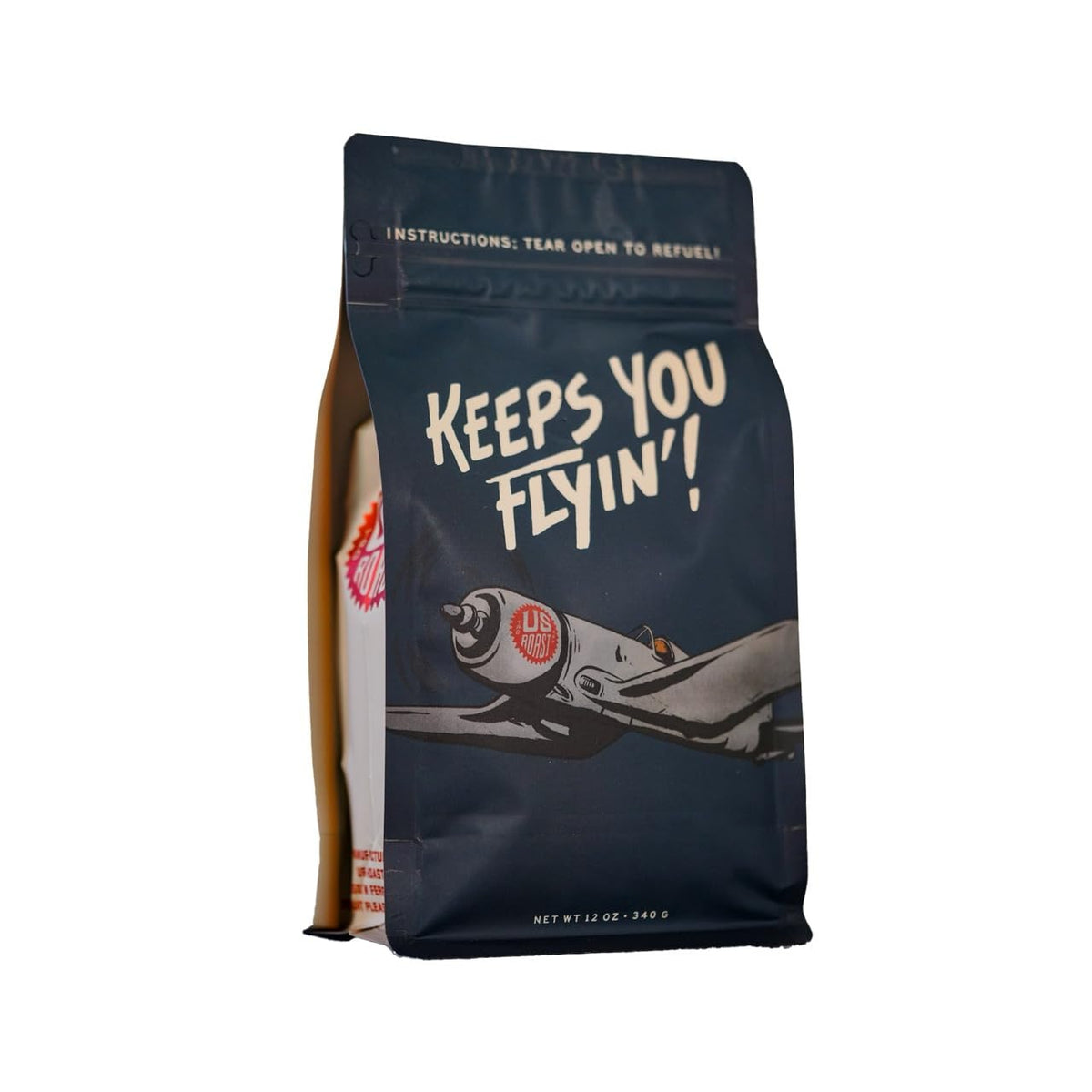 US Roast Ethiopia Yirgacheffe Coffee, 12 oz, Whole Bean, Single-Origin