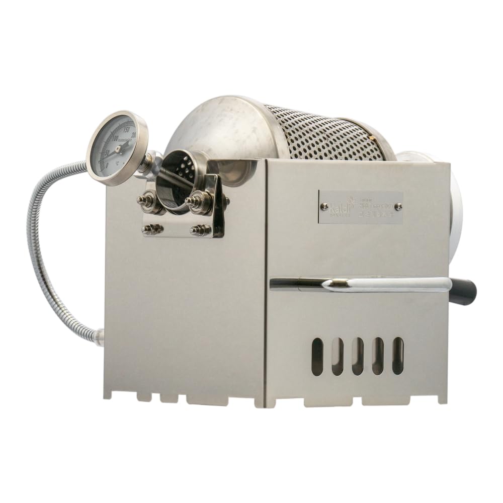 KALDI Mini Home Coffee Gas Roaster - 200g Capacity, Gas Burner Required (Manual Handle, Roaster Only)