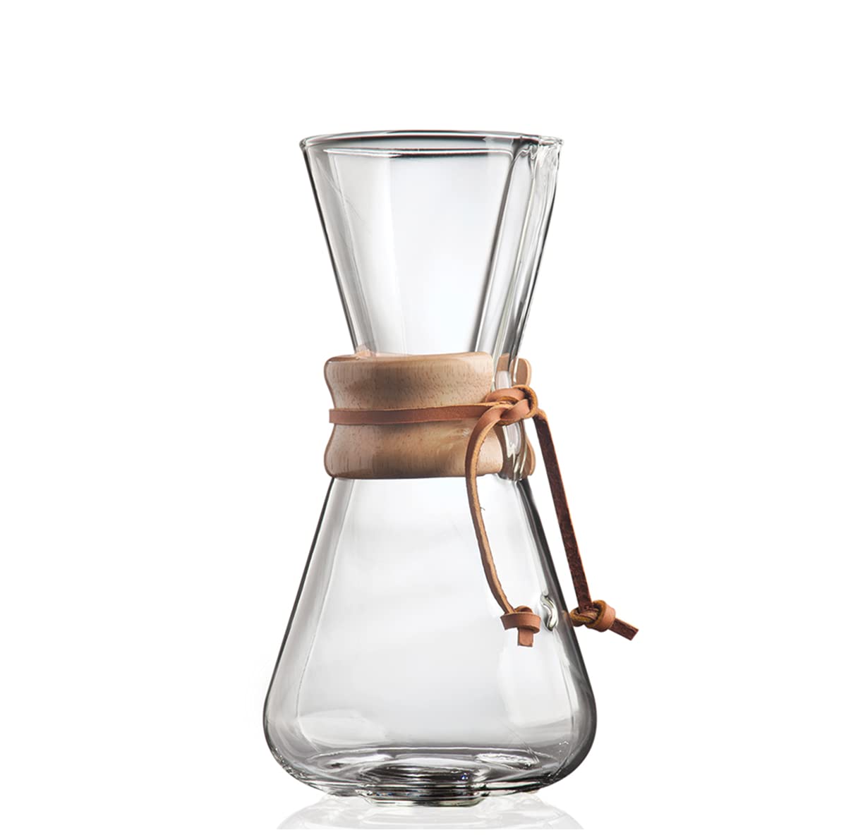 Chemex Pour-Over-Kaffeemaschine aus Glas – Classic-Serie – 3 Tassen – Exklusive Verpackung