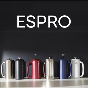 ESPRO P7 French Press Kaffeemaschine – doppelwandiger Edelstahl, isoliert mit Mikrofilter, 32 Unzen, Mattschwarz