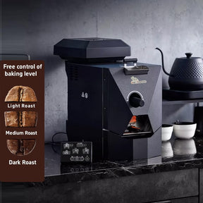 Electric Coffee Bean Roaster Machine, Smokeless Drum Roasting, for Home&Commercial Automatic Baking