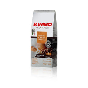 Kimbo Espresso Crema Intensa Whole Bean Coffee | Medium Dark Roast | 11/13 Intensity | Blended & Roasted in Italy | Full Body with Cinnamon Notes | 2.2 Lbs bag