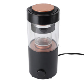 Kaffeeröster, Kaffeebohnenröstmaschine für zu Hause mit Timer, Edelstahl, transparentes Glas, Automatik- und DIY-Modus, 100 g pro Gebrauch, Muttertagsgeschenk für Freunde, Kaffeeliebhaber, 1300 W