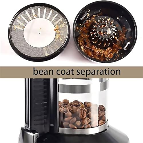 Professional Electric Coffee Bean Roaster, for Cafe Shop Restaurant Home Office with Timer, Cold Hot Air Adjustment, Automatic Air Coffee Roasting Machine, Adjustable Wind Speed