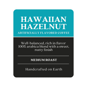 Copper Moon Medium Roast Whole Bean Coffee, Hawaiian Hazelnut Blend, 2 Lb