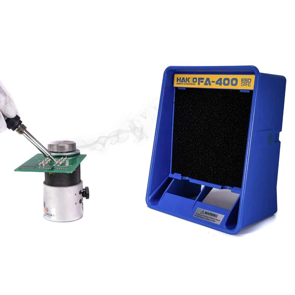 Hakko FA400-04 Bench Top ESD-Safe Smoke Absorber, 1-(Pack)