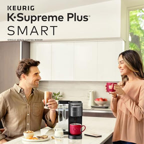 Keurig K-Supreme Plus SMART コーヒーメーカー、シングルサーブ K-Cup ポッドコーヒーブリューワー、BREWID およびマルチストリームテクノロジー、78 オンス