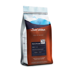 Juan Valdez Sierra Nevada Single Origin Whole Bean Coffee, Dark Roast 16 oz - Premium Colombian Coffee