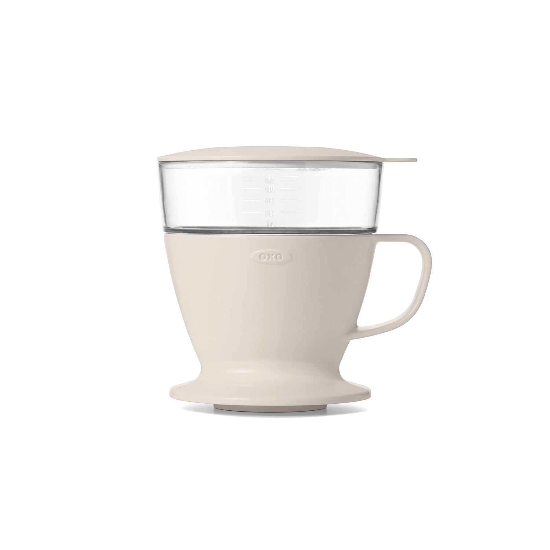 OXO Brew Single Serve Pour-Over Coffee Maker, 12 ounces, White