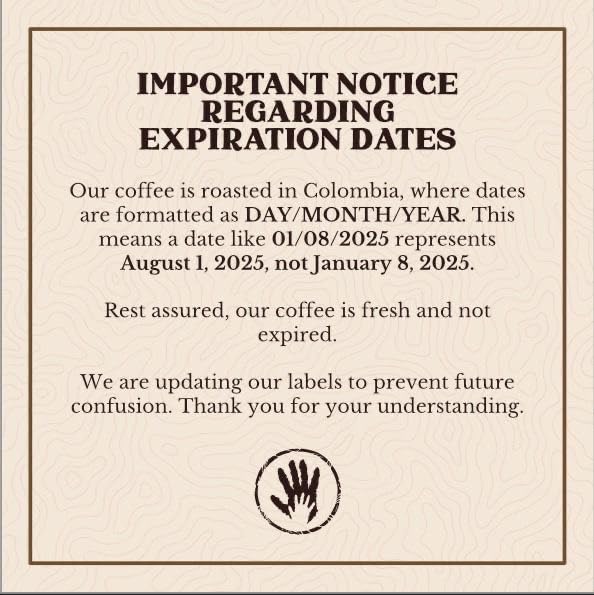 The Younger Brothers Trading Co. Arhuaco Coffee | Indigenous Wild Organic Whole Bean | Ethically Sourced Single Origin Colombian Coffee | Arhuaco Medium Roast (1kg / 35.2oz bag)