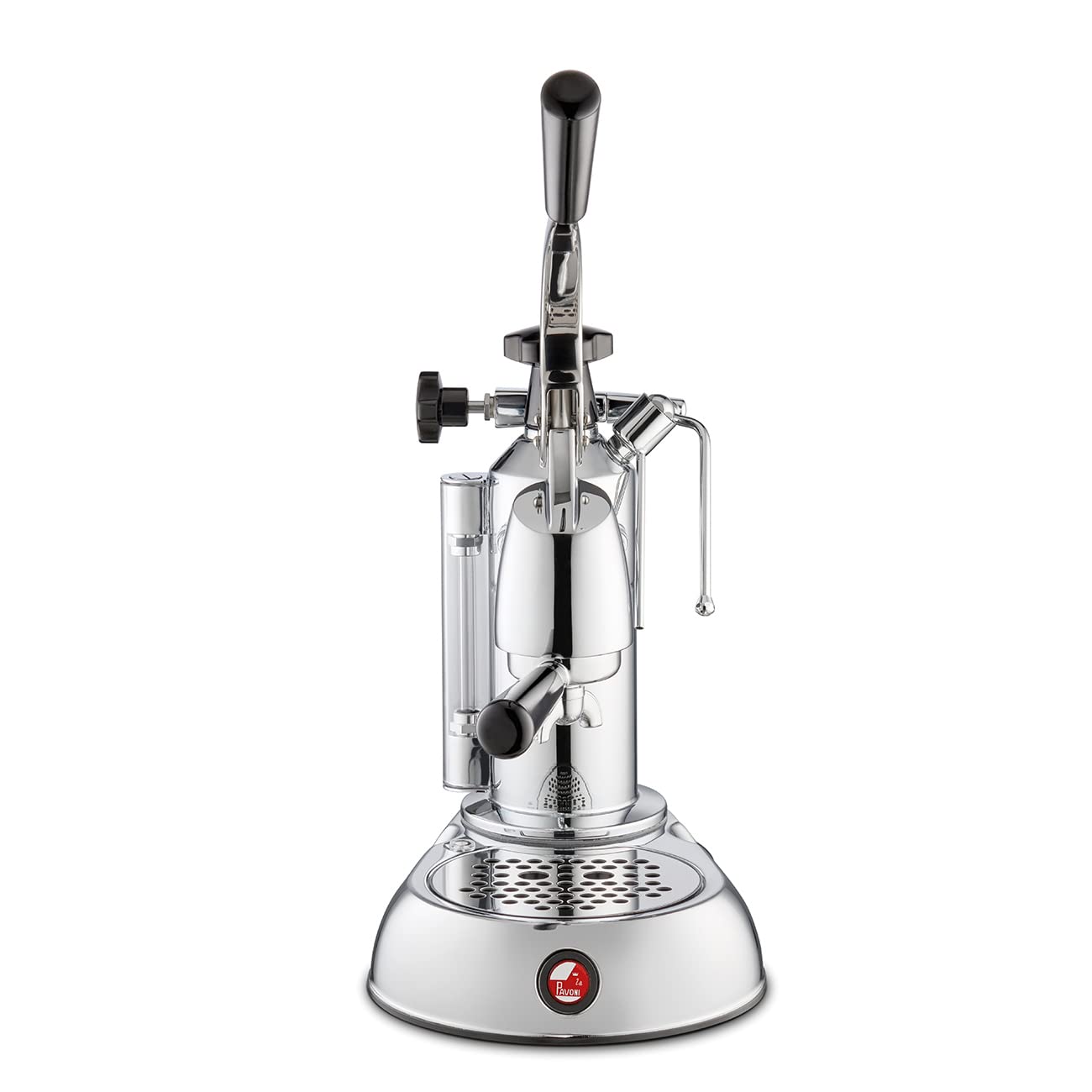 La Pavoni ESC-8 Stradavari Espressomaschine für 8 Tassen, Chrom