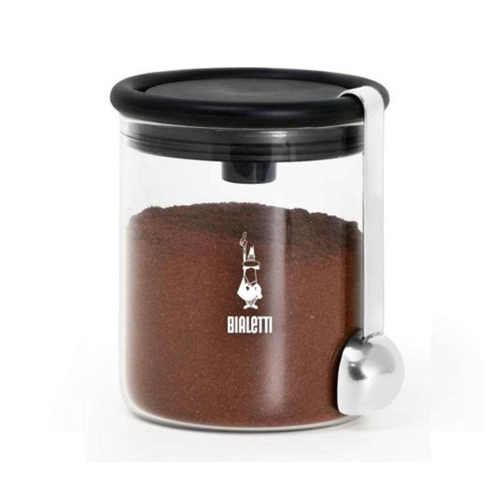 Bialetti - Smart Coffee Jar: Aus Glas gefertigt, um das Aroma des Kaffees zu bewahren - 250 g