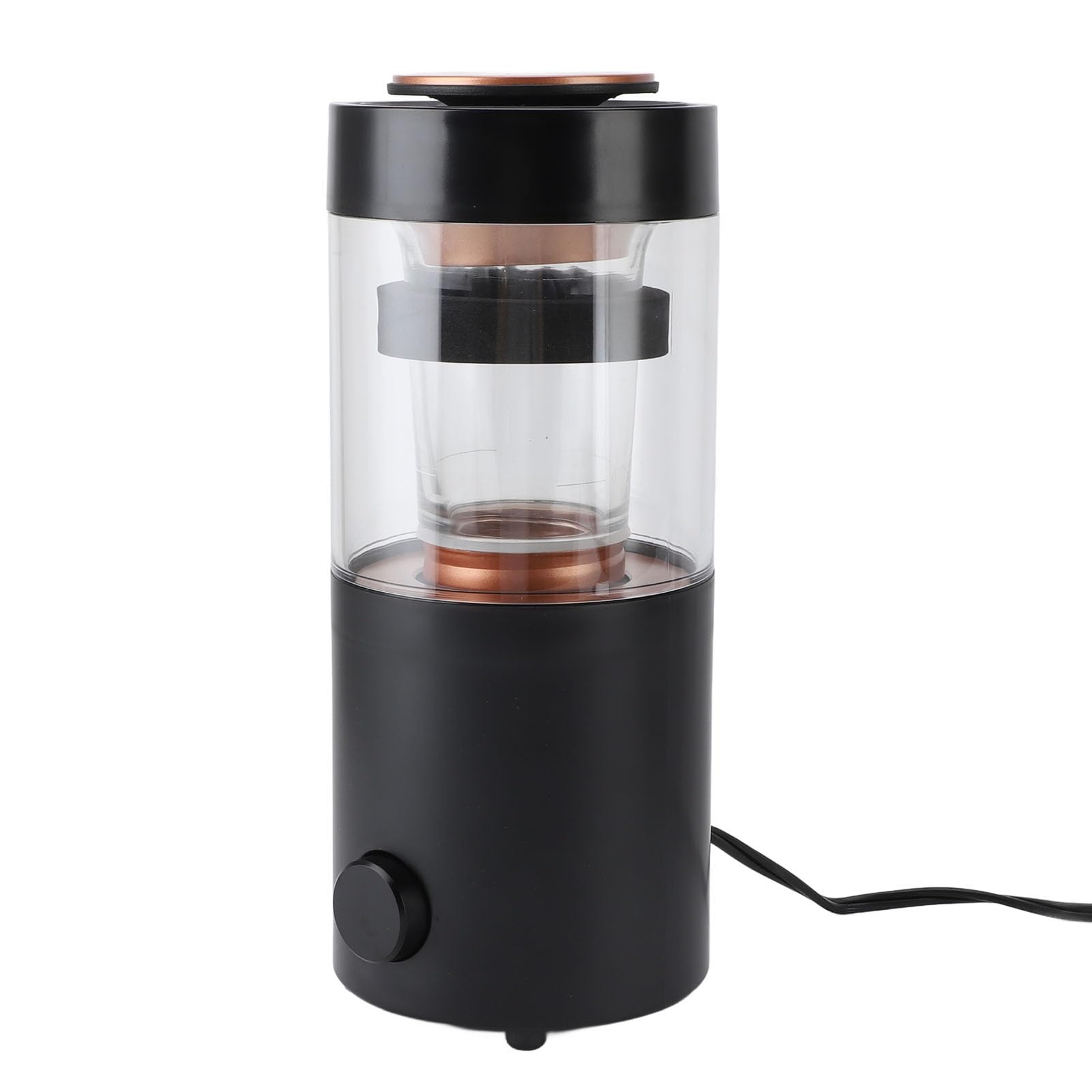 Coffee Roaster, Home Coffee Bean Roasting Machine with Timer Stainless Steel Transparent Glass Automatic and DIY Mode 100g per Use Mother s Day Gift for Coffee Lovers Friends 1300W