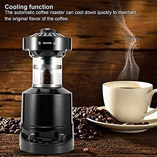 Automatische Luftkaffeeröstmaschine, Kaffeeröstmaschine mit Temperaturregelung, eingebaute Kaffeemaschinen, Kaffeebohnenmühle, elektrische Kaffeebohnen-Backmaschine mit automatischer Zeiteinstellung für den Haushalt