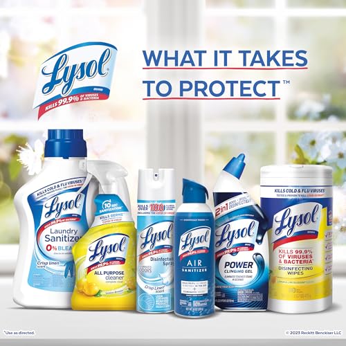 Lysol Pro Küchen-Sprühreiniger und -entfetter, antibakterieller Allzweck-Reinigungsspray für Küchen, Arbeitsplatten, Öfen und Geräte, Zitrusduft, 22 oz