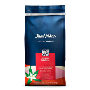 Juan Valdez Mujeres Cafeteras Whole Bean Coffee, Balanced Roast 16 oz - Premium Colombian Coffee