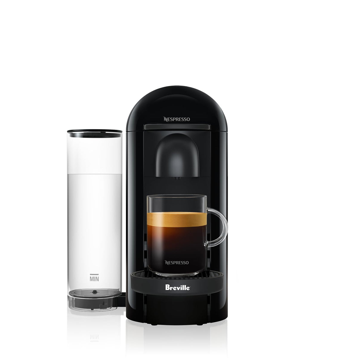 Nespresso Vertuo Plus Coffee and Espresso Maker by Breville, Ink Black