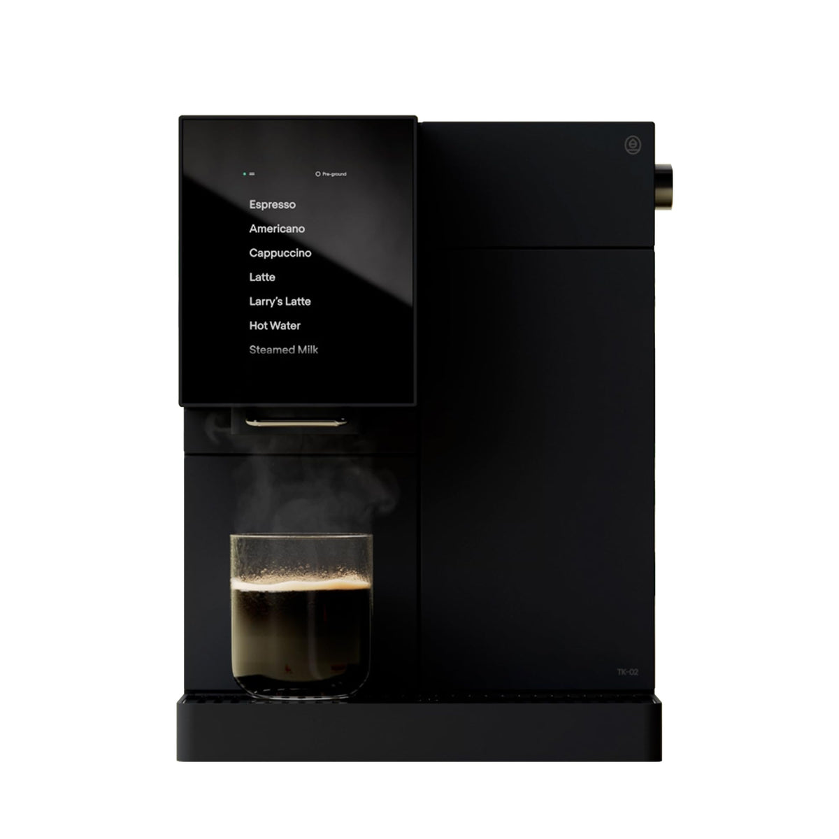 Terra Kaffe Super Automatic Espresso Machine - App-Enabled Coffee Machine - Auto Wake & Sleep - All Milk Types - Roaster-Approved Espresso Settings - Cappuccino Machines for Home - Black TK-02