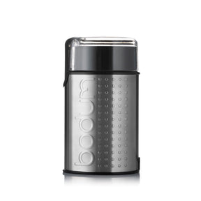 Bodum Bistro Electric Blade Coffee Grinder, Brushed Stainless Steel, 2.1oz